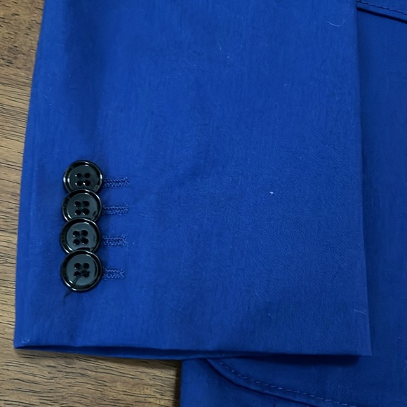 Men’s Slim Fit Suit Jacket in Blue - Picture 5 of 6